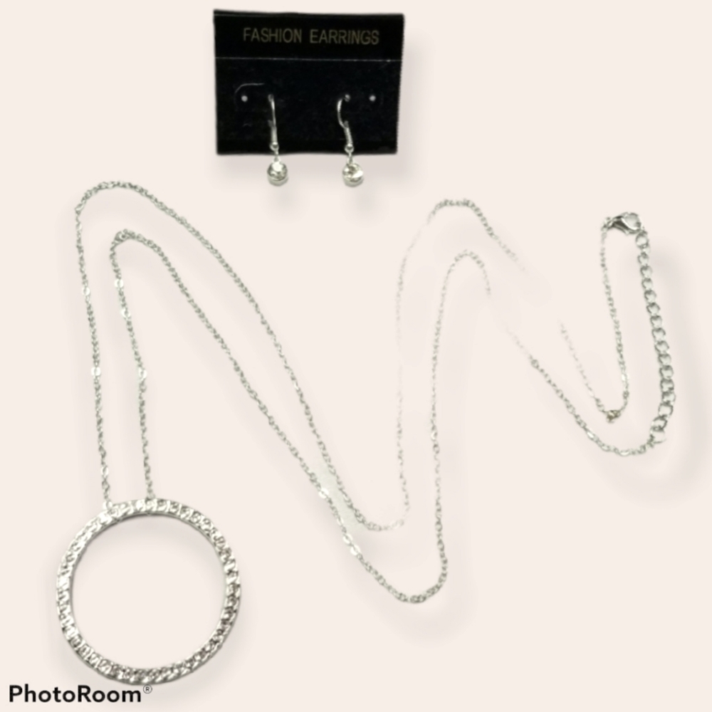 Rhinestone Necklace Set